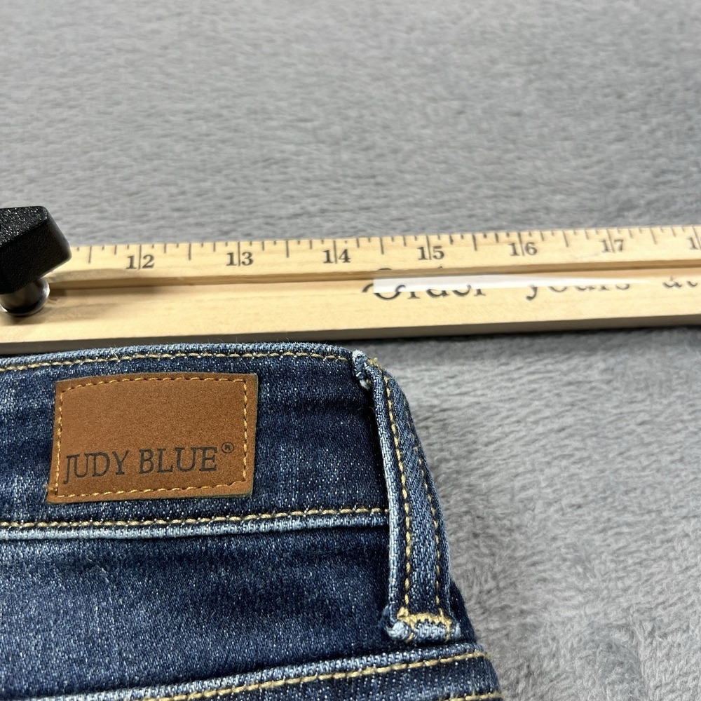 Judy Blue Jeans Womens 29 Boyfriend Dark Wash Mid Rise Stretch Denim - Picture 6 of 10